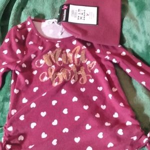 Adorable Mini boss shirt with bonus hat